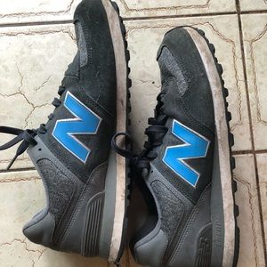 New Balance Casual Shoes Blue Grey Gray Size 11